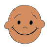 A smiling face