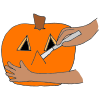 Carve a pumpkin.