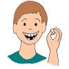 This tooth will fall out.