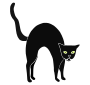 Halloween Cat Stencil