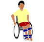 Wheelchair Stencil