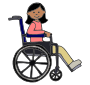 Girl in Wheelchair Picture