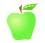 Green Apple Stencil