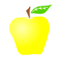 Yellow Apple Stencil
