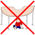 under the table clipart