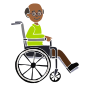 Man in Wheelchair  Stencil