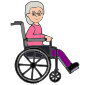 Woman in Wheelchair  Picture