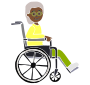 Woman in Wheelchair  Stencil