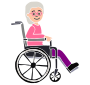 Woman in Wheelchair  Stencil