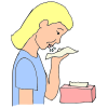 Spit in napkin