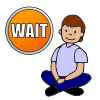 please wait