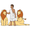 Daniel and the Lions Den