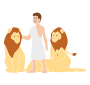 Daniel and the Lions Den