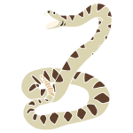 Rattlesnake Stencil