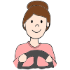 She drove...