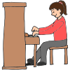 Who taught Teresa to play the piano?