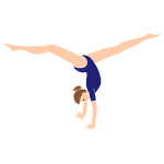 Gymnastics Stencil