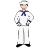 Or a Sailor who was in the Navy and fought on a boat or in a submarine.
