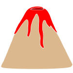 Volcano Stencil