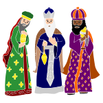 Three Wise Men Stencil