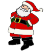 Then "Ho, Ho, Ho," went Santa Claus