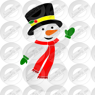 Snowman Stencil