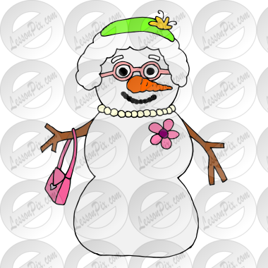 Grandma Snowman Picture