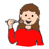 When it is snack or mealtimes, I need to eat my food...