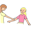 When someone says yes to a hug or touch, I will use gentle touches.