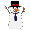 a snowman