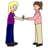 It is ok to take turns, and it is ok to let my friends or brothers go first! It makes them happy.