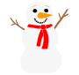 Happy Snowman Stencil