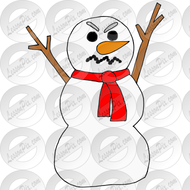 Angry Snowman Picture