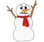 Angry Snowman Picture