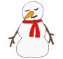 Sleepy Snowman  Picture