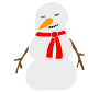 Sleepy Snowman  Stencil