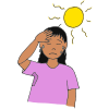 When is it hot outside?