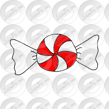 Peppermint Picture for Classroom / Therapy Use - Great Peppermint Clipart