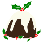 Christmas Pudding Stencil