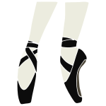 Ballet Shoes Stencil