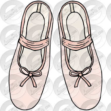 Dance Shoes Picture for Classroom / Therapy Use - Great Dance Shoes Clipart