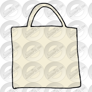 Tote Picture for Classroom / Therapy Use - Great Tote Clipart