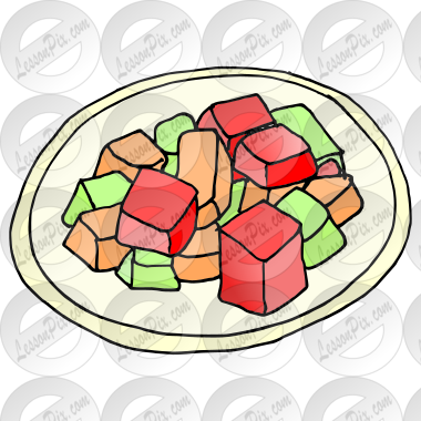 Melon Picture for Classroom / Therapy Use - Great Melon Clipart