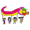 There are parades to celebrate the Lunar New Year.