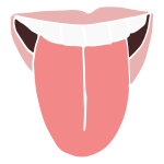 Tongue Out Stencil