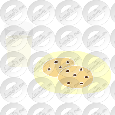 Milk and Cookies Stencil