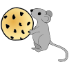 Mouse with a Cookie