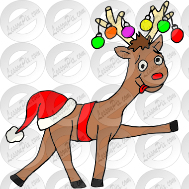 Silly Reindeer Picture