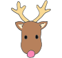 Pink Nose Reindeer Picture