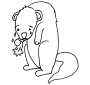 Sad Groundhog  Outline